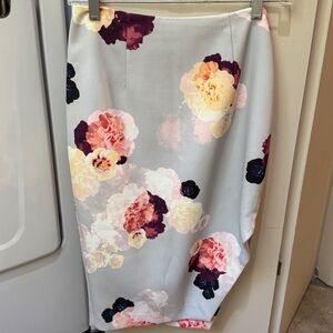 Keepsake Floral Pencil Skirt with separate strapless top